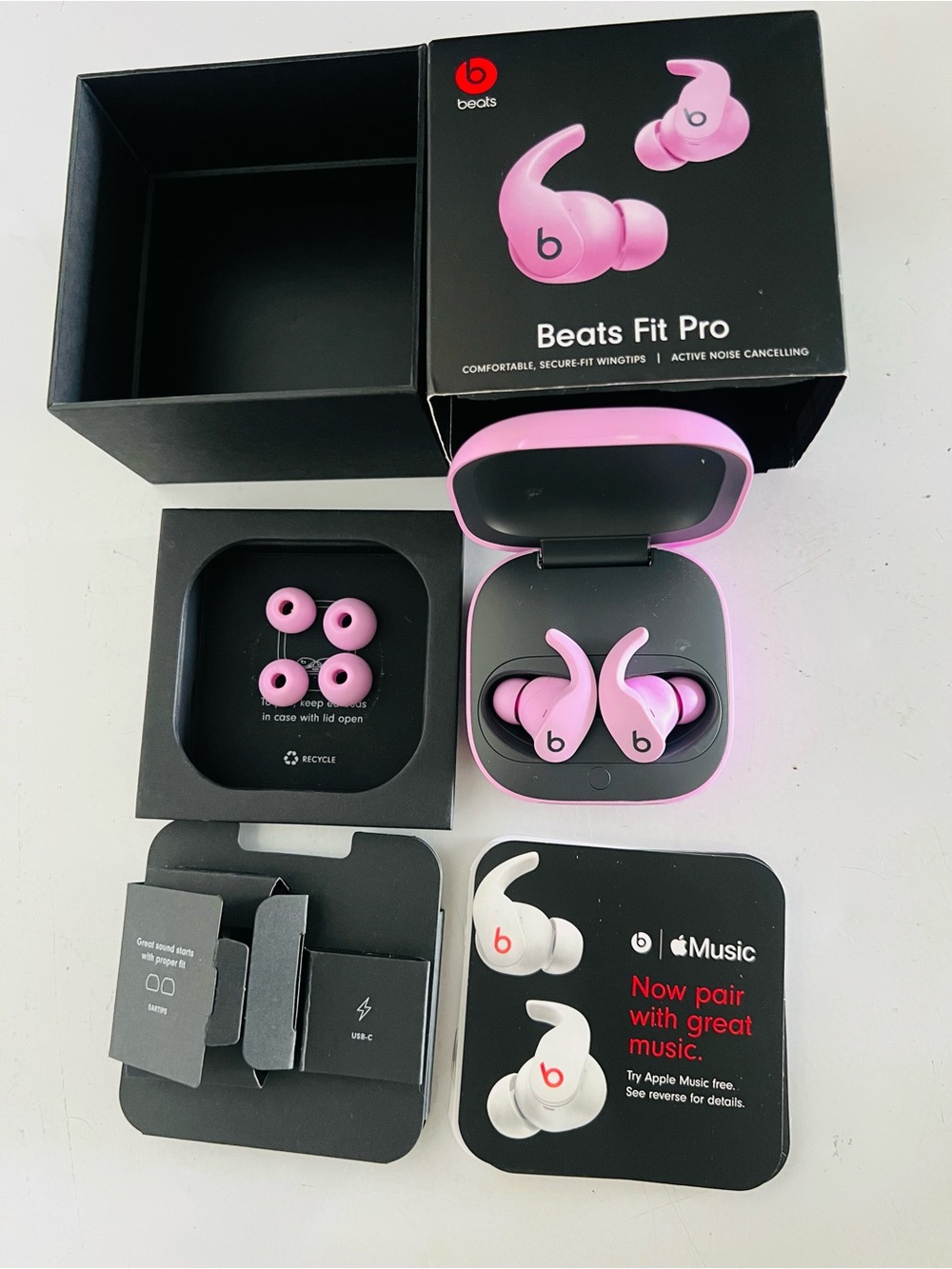 Beats Fit Pro True Wireless Earbuds - Pink New Open the Box